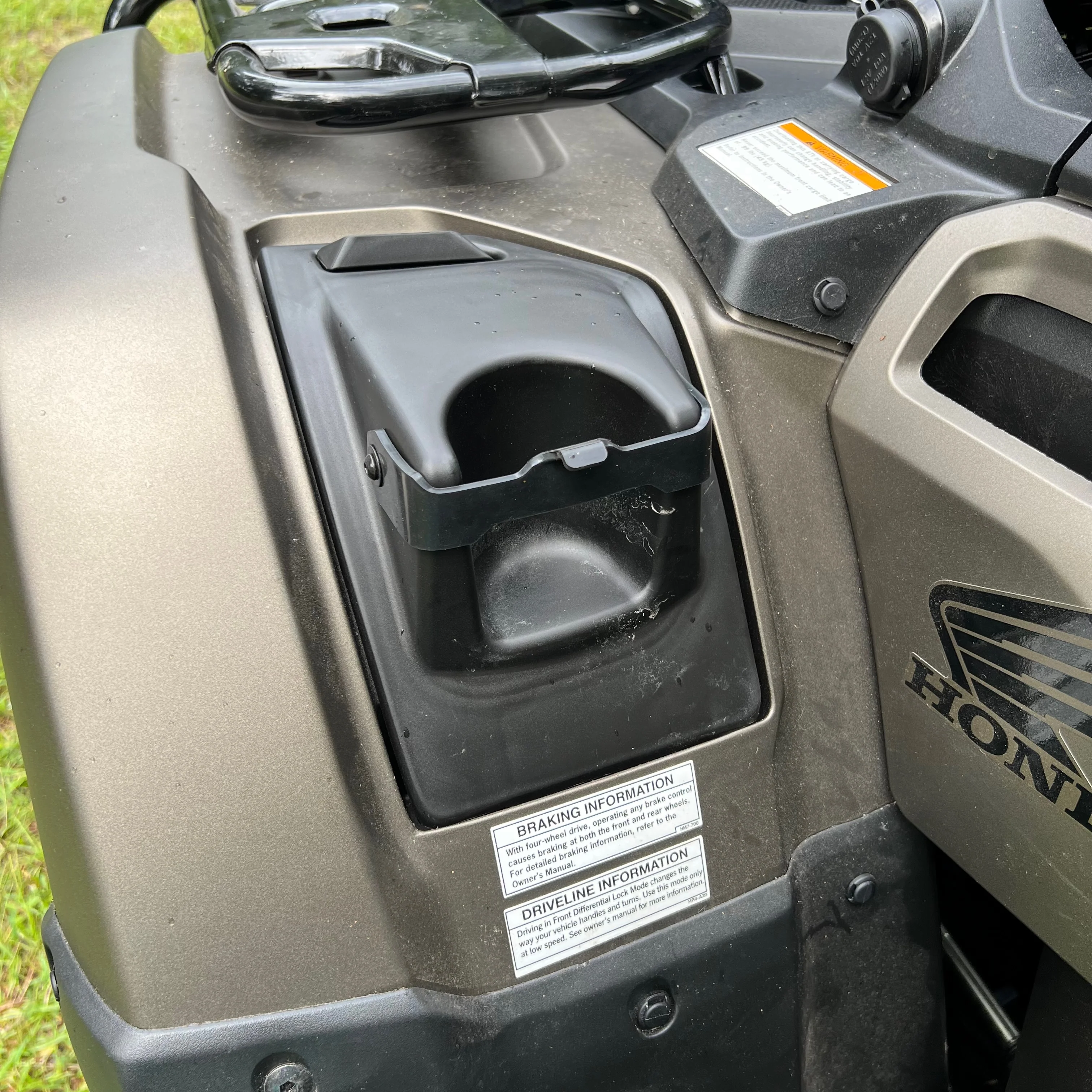 Factory Cup Holder for 2014+ Honda Foreman and Rubicon - Image 2