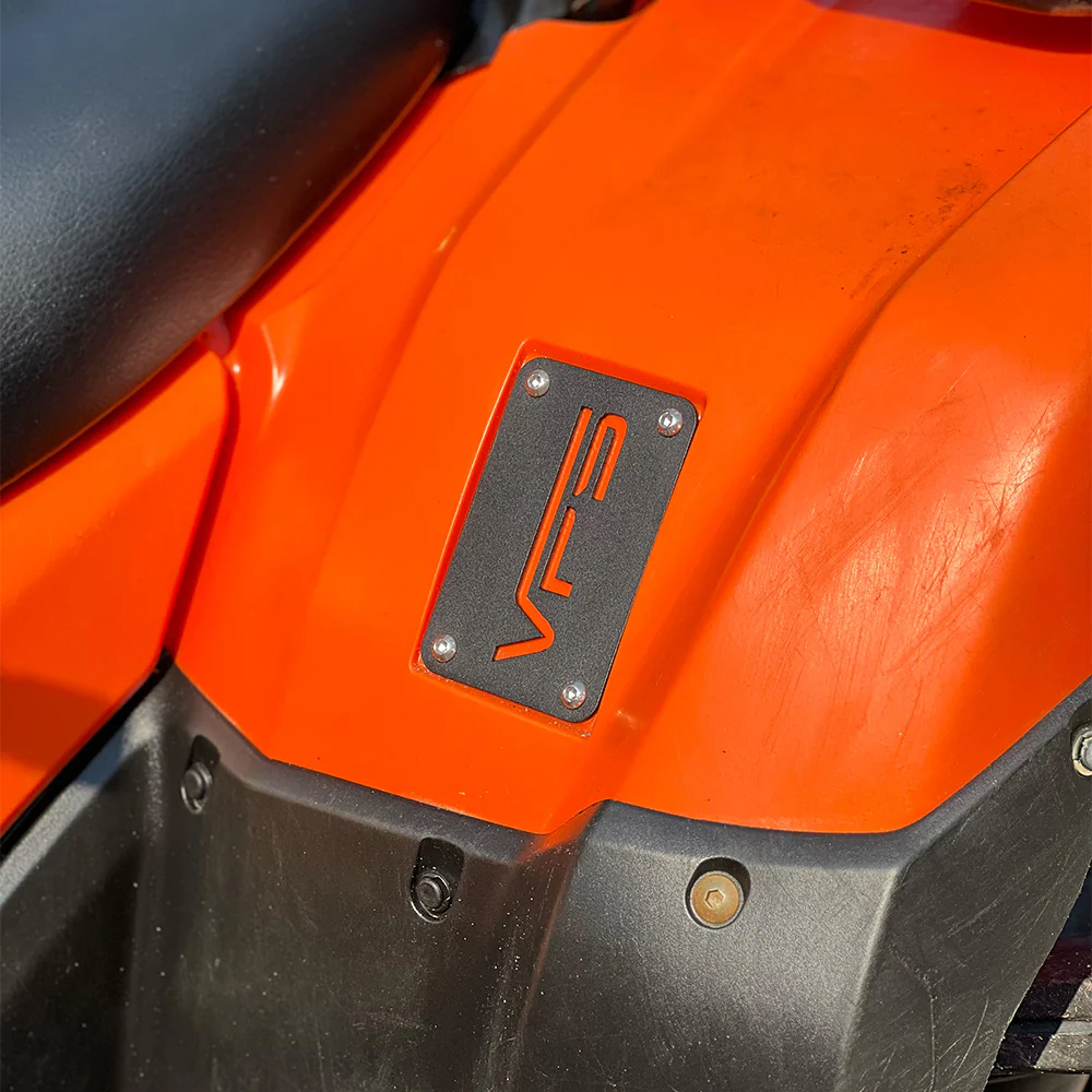 Rear Fender Warning Label Plate for 2014+ Honda Rancher, Foreman, Rubicon - Image 2
