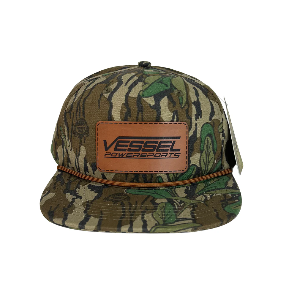 Vessel Leather Patch Logo Rope Mossy Oak Bottom Land - Image 6