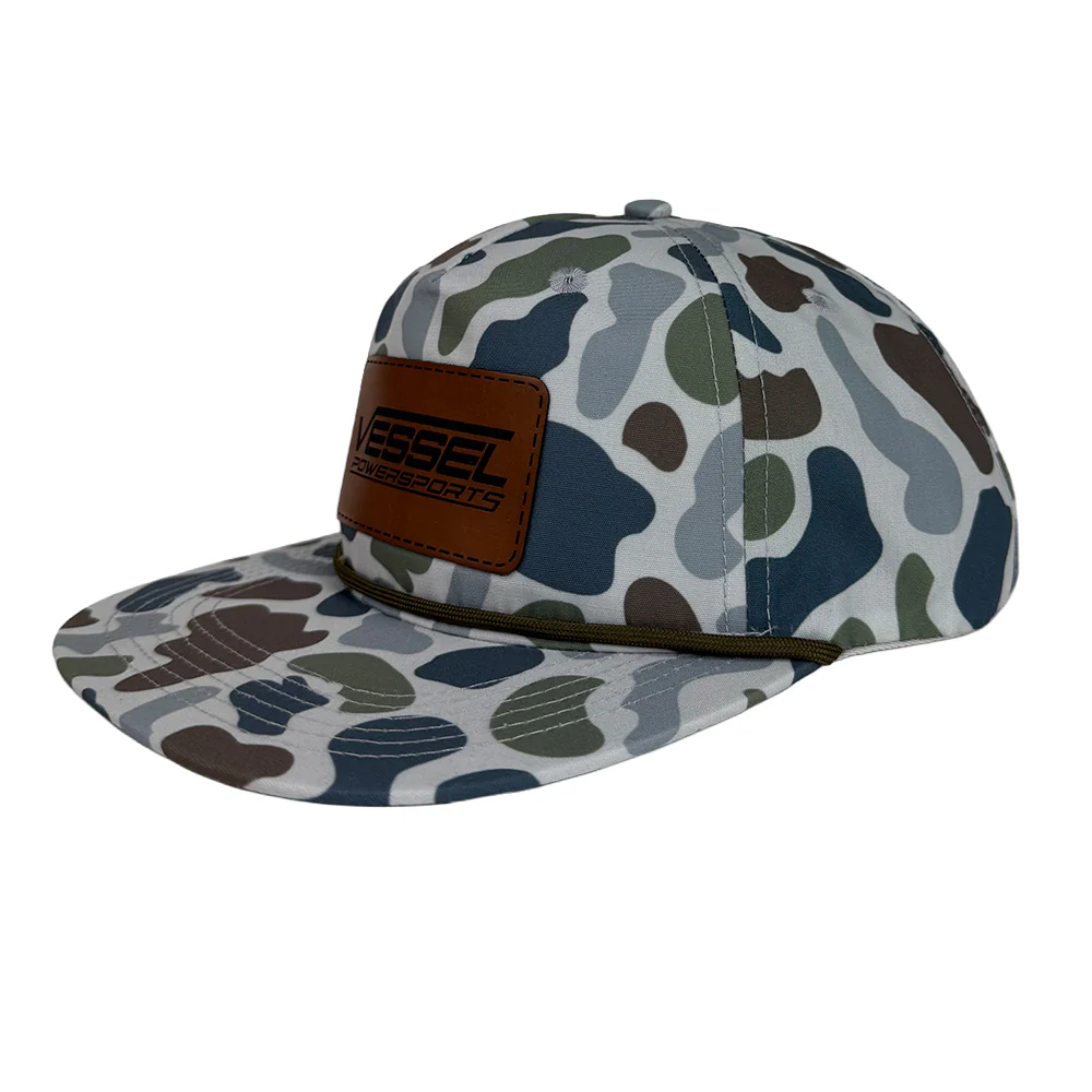 Vessel Leather Patch Rope Hat