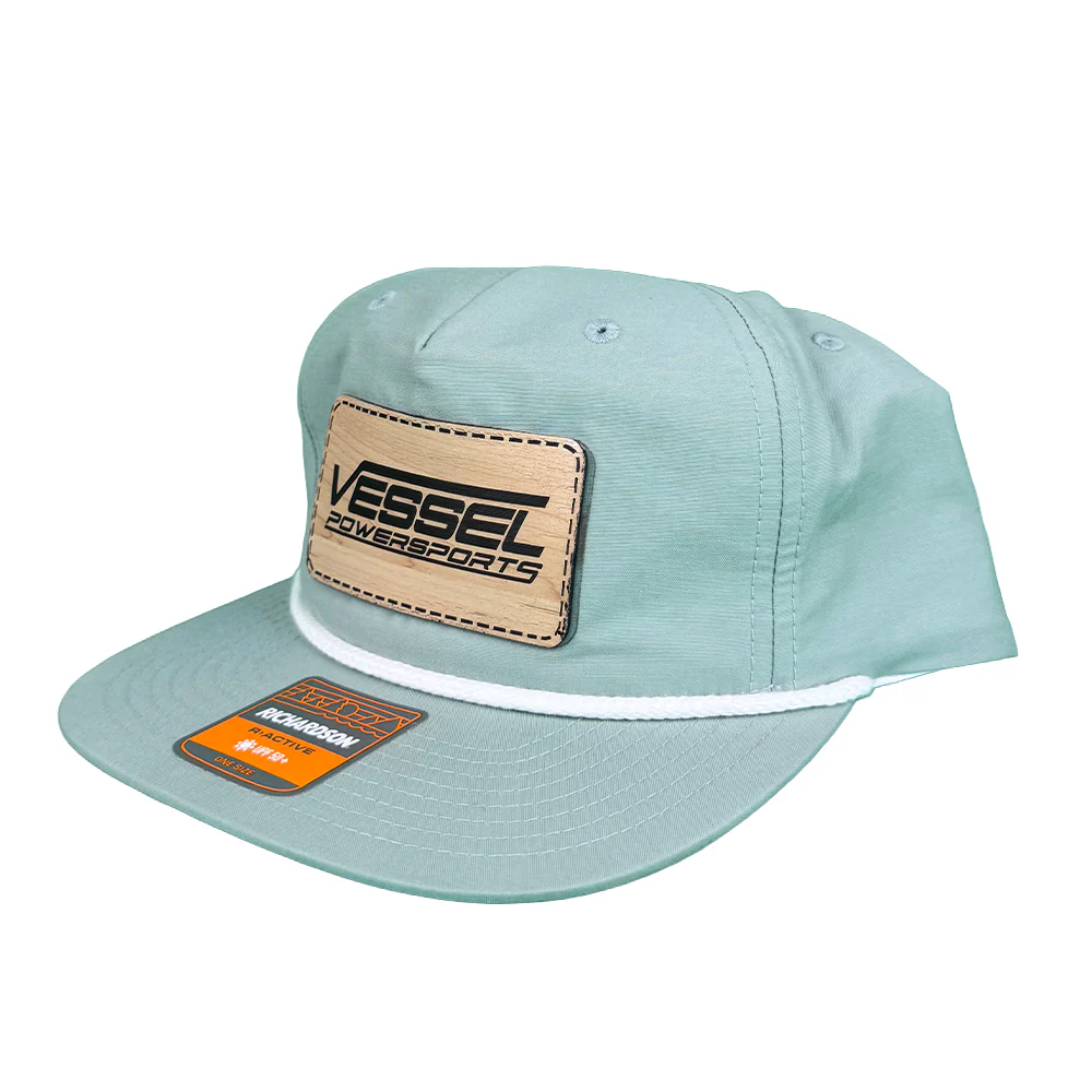 Vessel Wood Patch Rope Hat Mint/White - Image 2